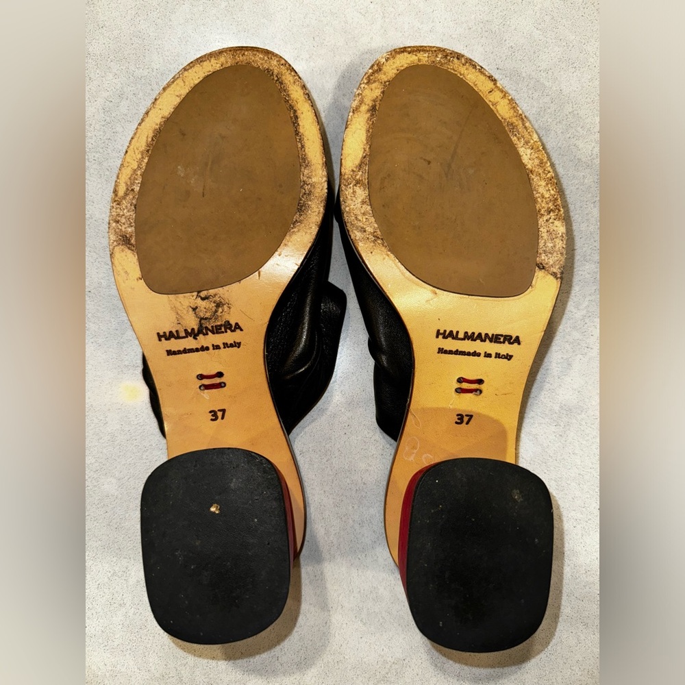 Halmanera, soft leather, slip on sandal - Picture 5 of 6